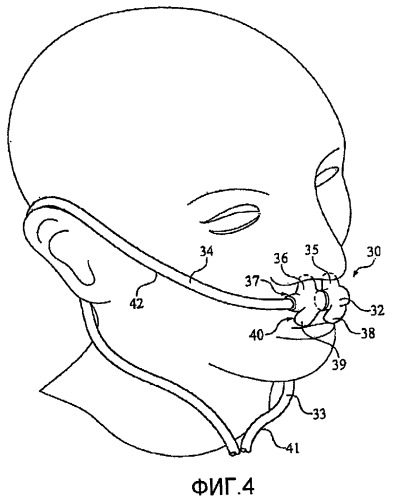 Назальный и оральный интерфейс пациента (патент 2447871)