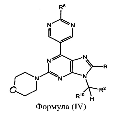 Пиримидинзамещенные производные пурина, фармацевтическая композиция на их основе, способ ингибирования протеинкиназ, способ лечения или профилактики заболеваний, чувствительных к ингибированию протеинкиназ и способ лечения пролиферативных заболеваний (патент 2518098)