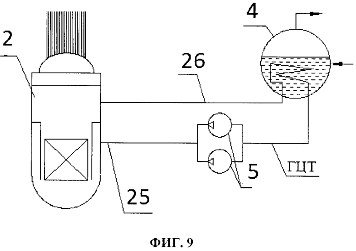 Горизонтальный парогенератор для реакторной установки с водо-водяным энергетическим реактором и реакторная установка с указанным парогенератором (патент 2583324)