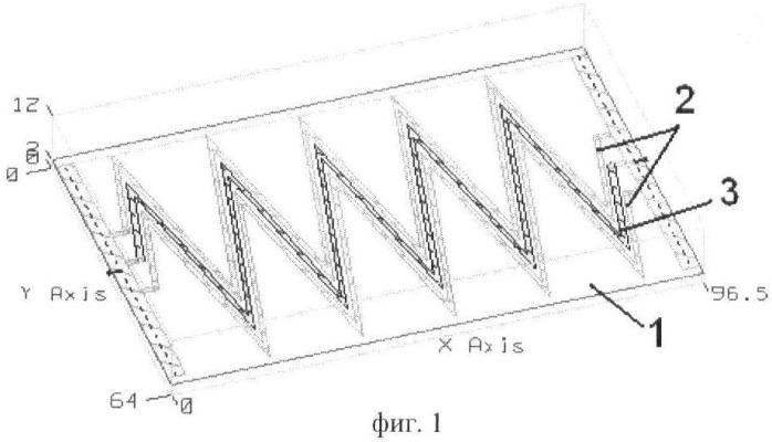 Микрополосковый фильтр низких частот на металлодиэлектрической зигзаг-линии (патент 2364993)
