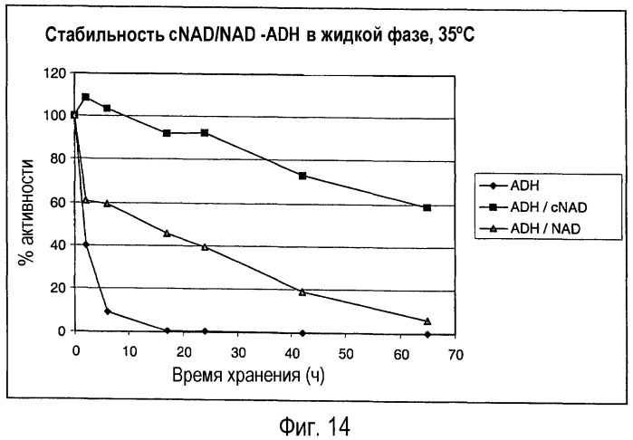 Стабилизация дегидрогеназ стабильными коферментами (патент 2499834)