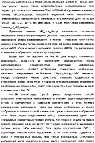 Носитель записи со структурой данных для управления воспроизведением записанных на нем показов слайдов и способы и устройства записи и воспроизведения (патент 2335810)