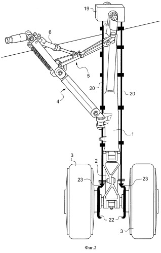 Многофункциональное электромеханическое устройство для шасси (патент 2487053)