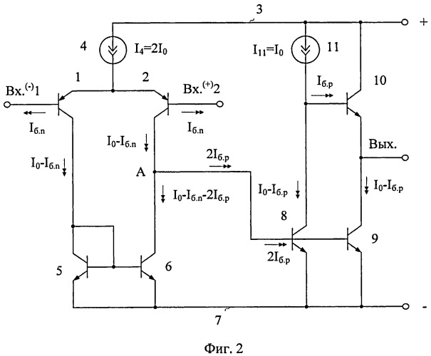 Дифференциальный усилитель с малым напряжением смещения нуля (патент 2420862)