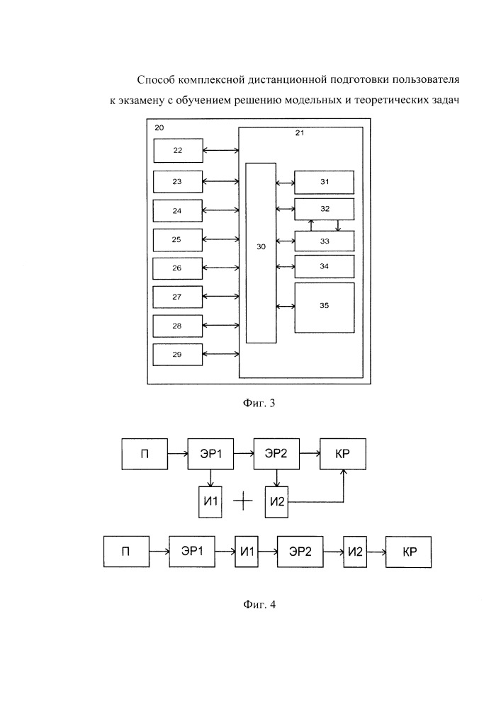 Способ комплексной дистанционной подготовки пользователя к экзамену с обучением решению модельных и теоретических задач (патент 2649752)
