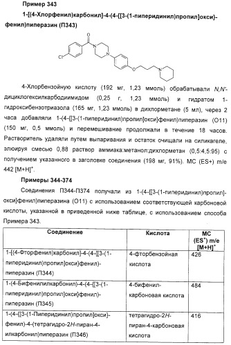Замещенные пиперазины, (1,4)-диазепины и 2,5-диазабицикло[2.2.1]гептаны в качестве н1-и/или н3-антагонистов гистамина или обратных н3-антагонистов гистамина (патент 2328494)