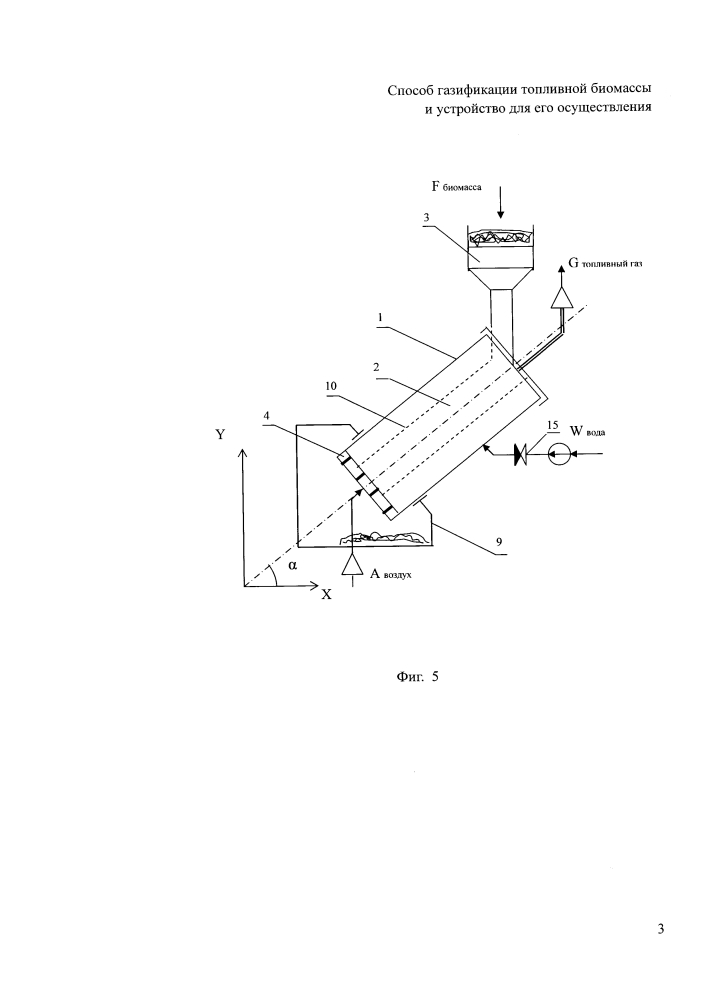 Способ газификации топливной биомассы и устройство для его осуществления (патент 2631811)