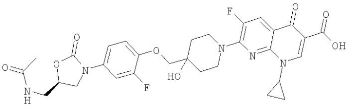 Оксазолидинон-хинолонгибридные антибиотики (патент 2371443)