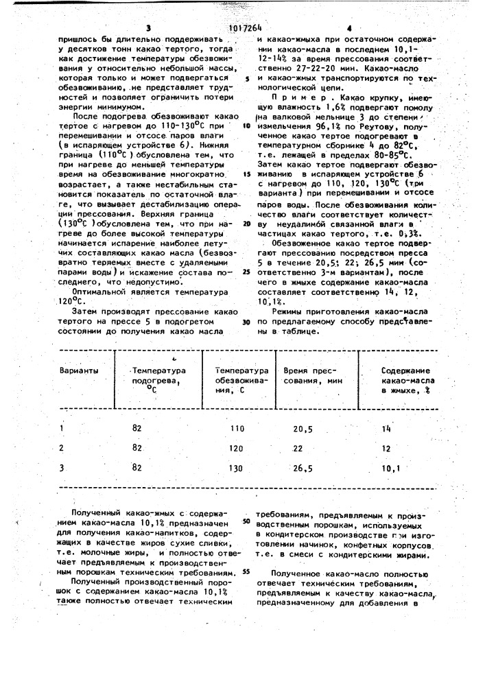 Способ получения какао-масла (патент 1017264)