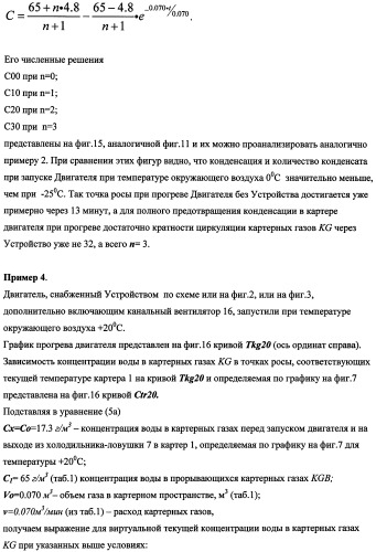 Устройство для уменьшения конденсации паров в картере двигателя внутреннего сгорания (патент 2482294)