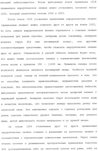 Способ изготовления хирургических лезвий (варианты) (патент 2314905)