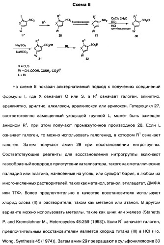 Производные тиофена и фармацевтическая композиция (варианты) (патент 2359967)