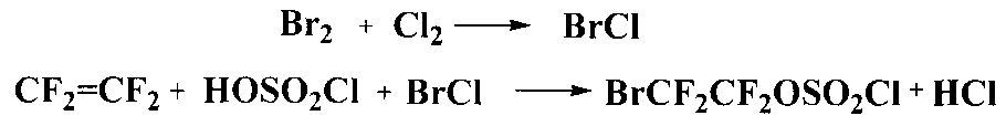 2-бромтетрафторэтилхлорсульфат в качестве полупродукта для синтеза этилбромдифторацетата, способ его получения и способ получения этилбромдифторацетата (патент 2602238)