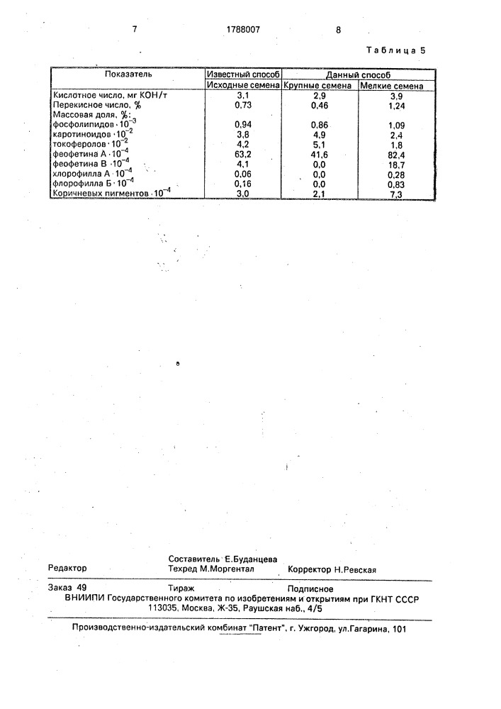 Способ переработки семян крестоцветных (патент 1788007)