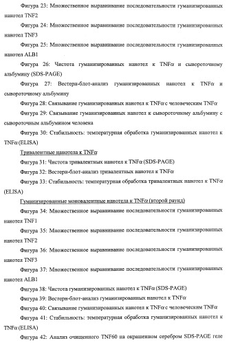 Улучшенные нанотела против фактора некроза опухоли-альфа (патент 2464276)