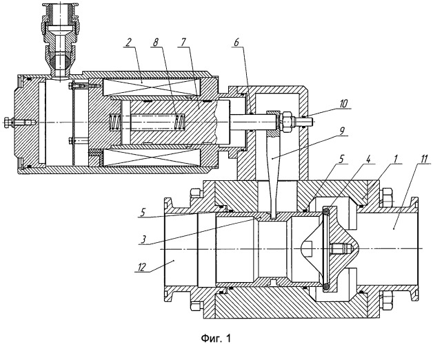 Клапан электромагнитный (патент 2449194)