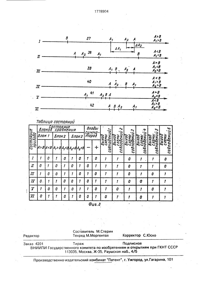 Позиционный электропривод (патент 1778904)