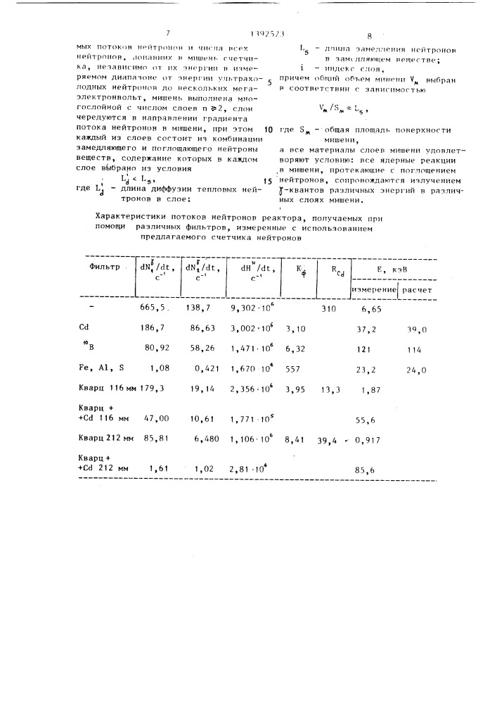 Счетчик нейтронов (патент 1392523)