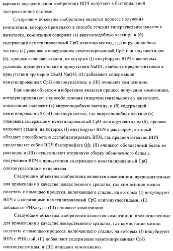 Упакованные иммуностимулирующей нуклеиновой кислотой частицы, предназначенные для лечения гиперчувствительности (патент 2451523)