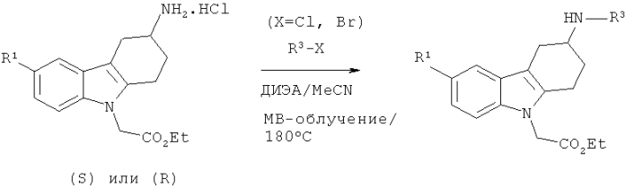 Производные 3-(гетероариламино)-1,2,3,4-тетрагидро-9н-карбазола и их применение в качестве модуляторов рецепторов простагландина d2 (патент 2562255)