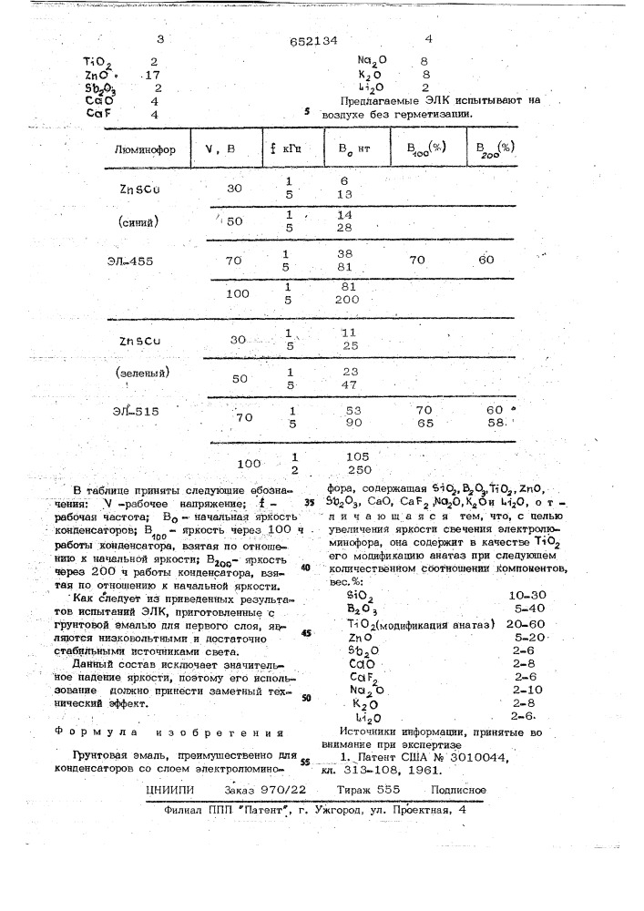 Грунтовая эмаль (патент 652134)