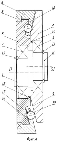Эксцентриковая шариковая передача (варианты) (патент 2341710)