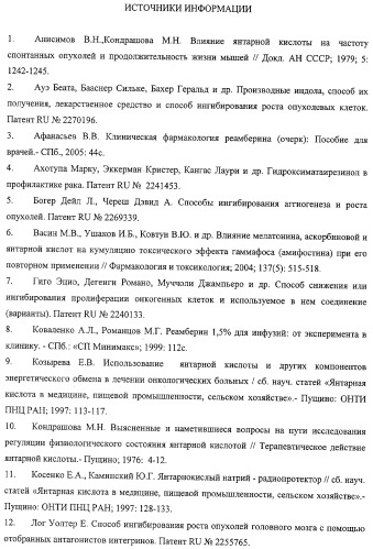 Средство для ингибирования роста опухоли и способ ингибирования роста опухоли в эксперименте (патент 2320334)