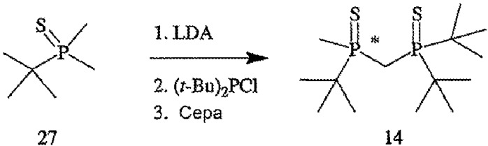 C1-симметричные бисфосфиновые лиганды и их применение в асимметрическом синтезе прегабалина (патент 2335342)