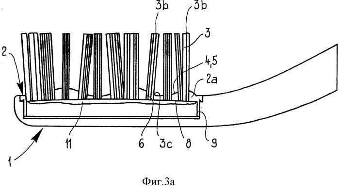 Зубная щетка (варианты) и способ изготовления зубной щетки (варианты) (патент 2502454)