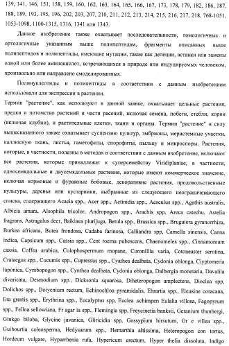 Изолированные полипептиды, кодирующие их полинуклеотиды, экспрессирующие их трансгенные растения и способы их использования (патент 2487166)