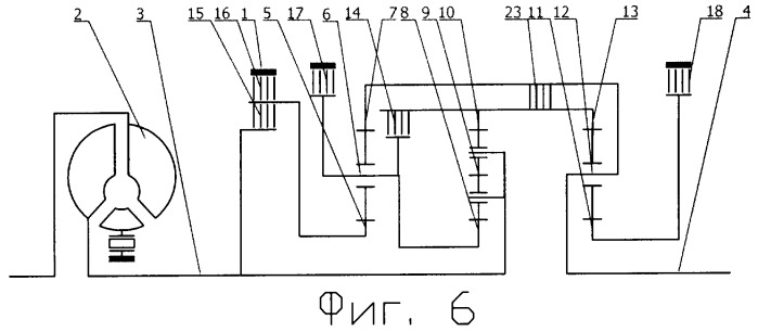 Гидромеханическая коробка передач (патент 2285167)