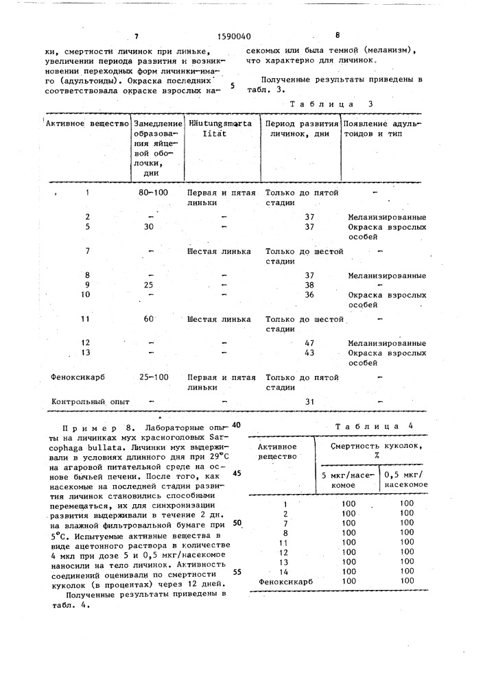 Способ получения производных сложных эфиров карбаминовой кислоты (патент 1590040)