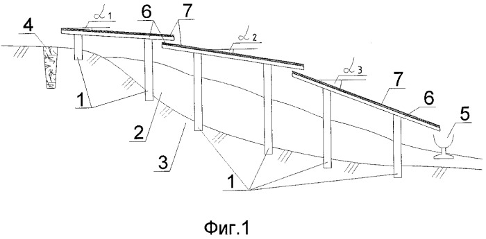 Противооползневое сооружение (патент 2452816)