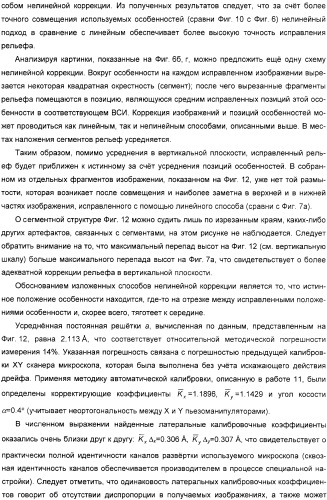 Способ коррекции искаженных дрейфом изображений поверхности, полученных на сканирующем зондовом микроскопе (патент 2326367)