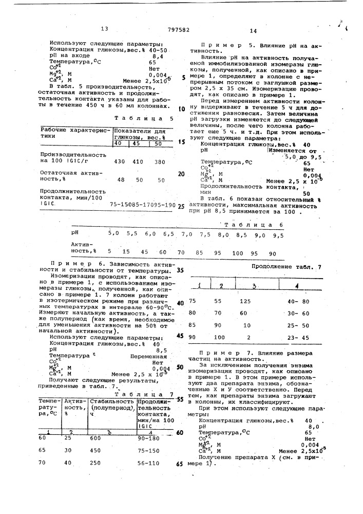 Способ энзиматического превращенияглюкозы bo фруктозу (патент 797582)