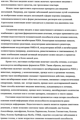 Производные 4-(4-алкокси-3-гидроксифенил)-2-пирролидона в качестве ингибиторов pde-4 для лечения неврологических синдромов (патент 2340600)