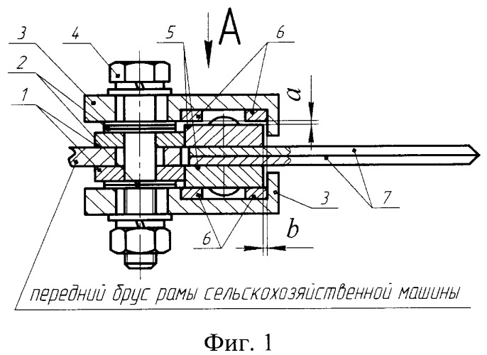 Режущий аппарат сельскохозяйственной машины (патент 2535738)