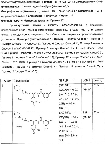 Новые азетидиновые соединения (патент 2356888)