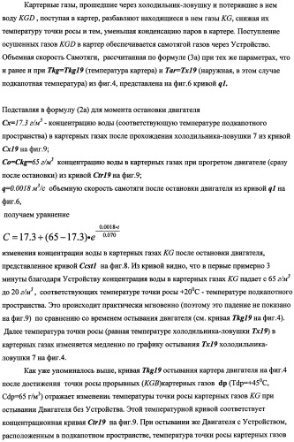 Устройство для уменьшения конденсации паров в картере двигателя внутреннего сгорания (патент 2482294)