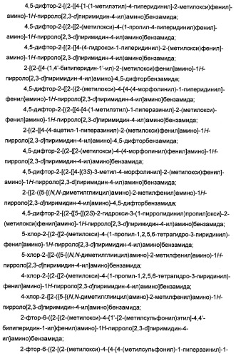 Производные 2-[(2-(фениламино)-1н-пирроло[2,3-d]пиримидин-4-ил)амино]бензамида в качестве ингибиторов igf-1r для лечения рака (патент 2472797)