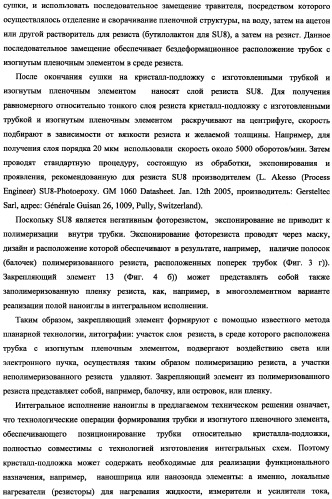 Полая наноигла в интегральном исполнении и способ ее изготовления (патент 2341299)