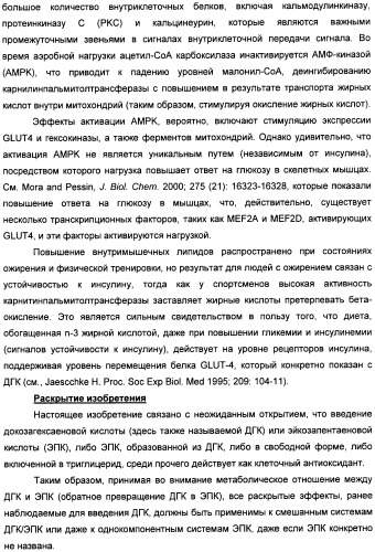 Применение дгк (dha), эпк (epa) или эпк, полученных из дгк, для лечения патологии, связанной с окислительным повреждением клетки, a также их нетерапевтические применения (патент 2437583)