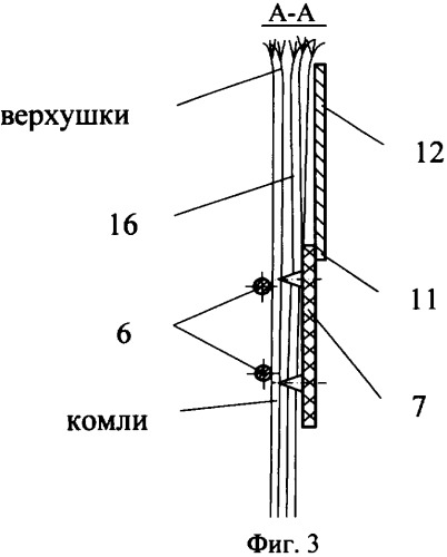 Оборачиватель стеблей льна (патент 2357402)