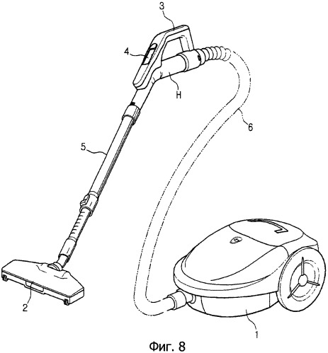 Устройство управления скоростью всасываемого потока и пылесос, оснащенный им (патент 2506878)