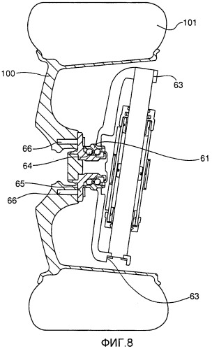 Система подвески, расположенная внутри колеса (патент 2482976)