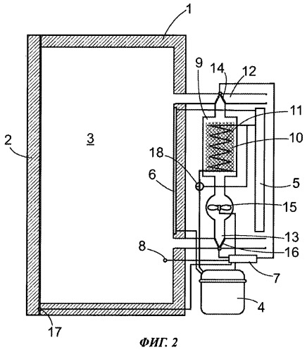 Холодильный аппарат с влагоотделителем и способ работы холодильного аппарата (патент 2467264)