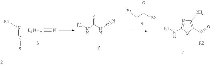 Новые производные 2,4-диаминотиазол-5-она (патент 2395501)