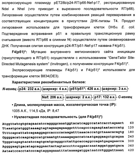 Вакцина для предупреждения и лечения вич-инфекции (патент 2441878)