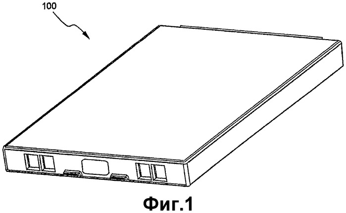 Аккумуляторная батарея со стопорной фиксацией (патент 2338302)