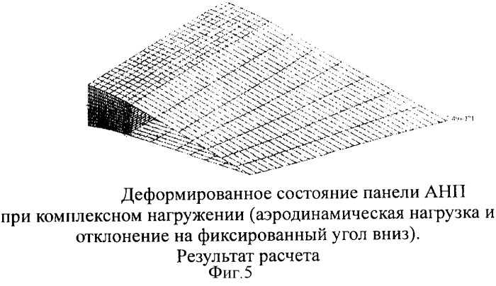 Упругодеформируемая панель адаптивной несущей поверхности (патент 2299833)